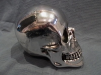 Large Chrome Skull image 2