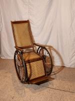 Wooden wheel chair image 2