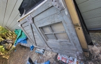 Large Wooden Door with window image 3