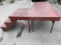 Large table/platform with moveable steps photo - Set-Exchange.co.uk