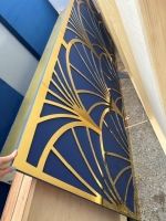 Blue and Gold Art Deco Panels image 2